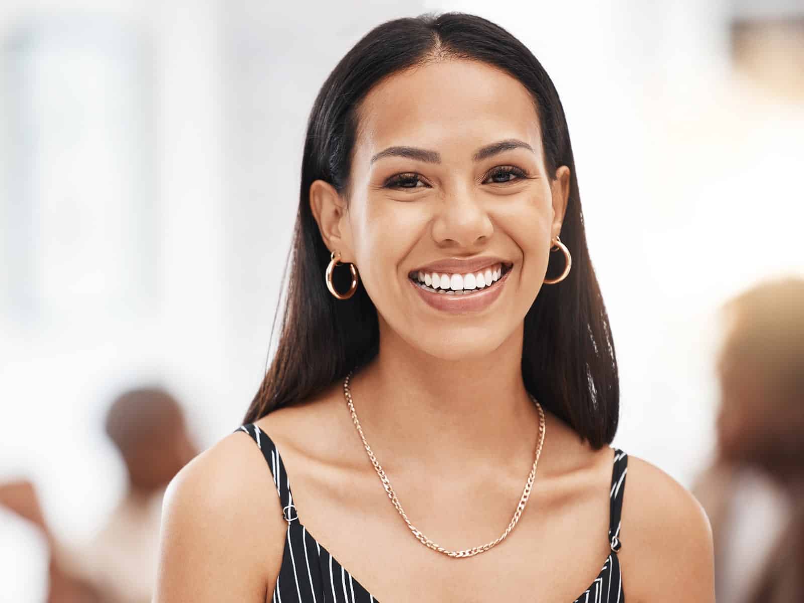 Beautiful young smile